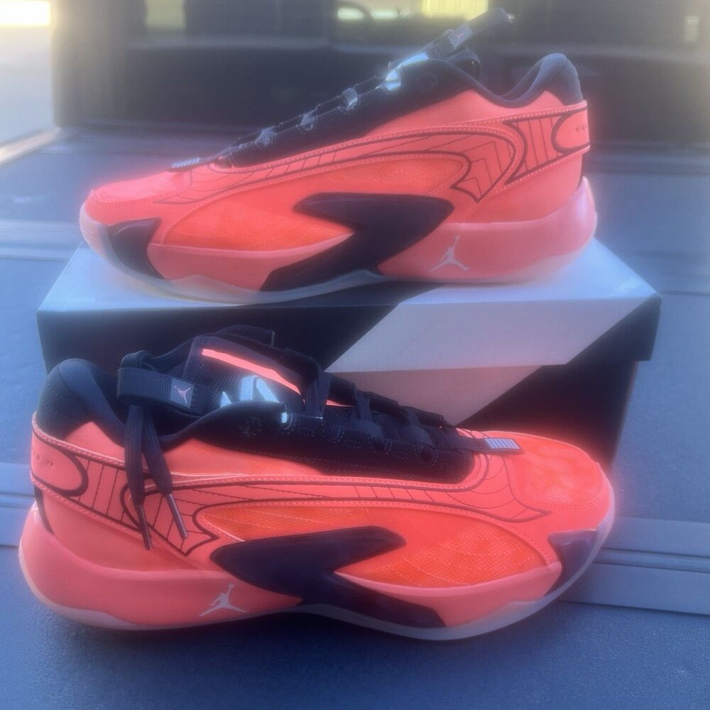 Jordan Luka 2 Bright Mango Black Athletic Basketball Shoes Men’s Size 11 Doncic